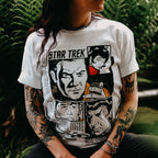 Produktbild Star Trek - Warp 1 Retro T-Shirt weiß