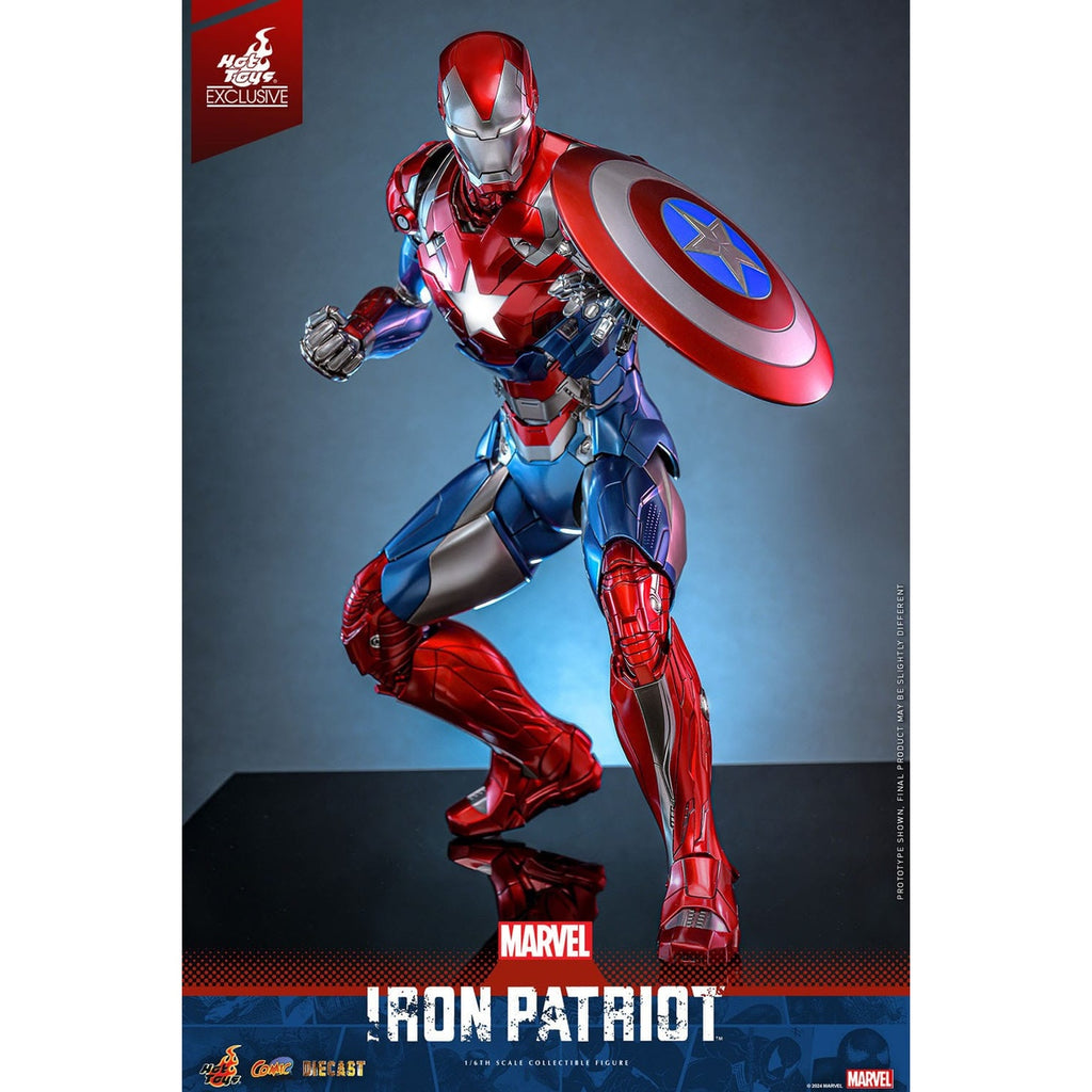 Image produit Marvel - Iron Patriot Comic Diecast Masterpiece figurine articulée exclusive 1:6