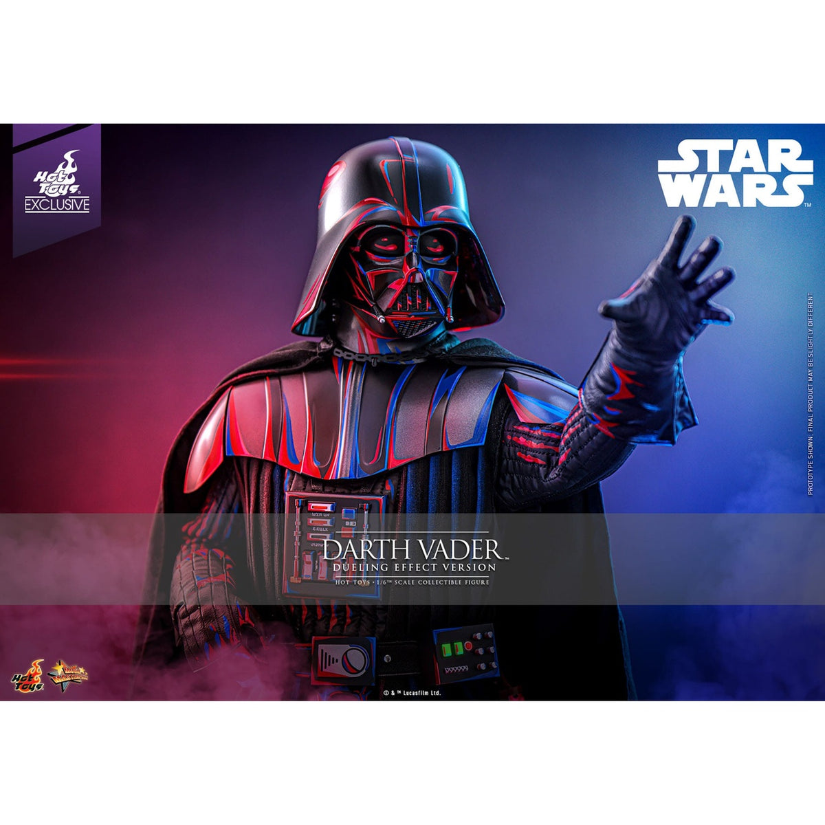 Productafbeelding Star Wars - Darth Vader Masterpiece 1:6 Actiefiguur Dueling Effect Versie Exclusief
