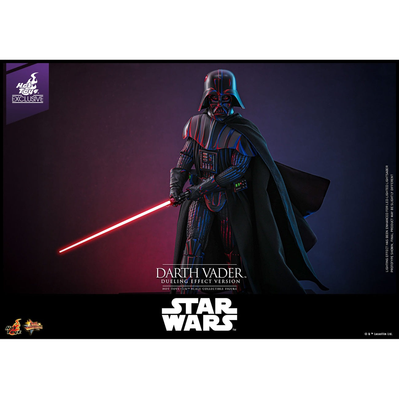 Productafbeelding Star Wars - Darth Vader Masterpiece 1:6 Actiefiguur Dueling Effect Versie Exclusief
