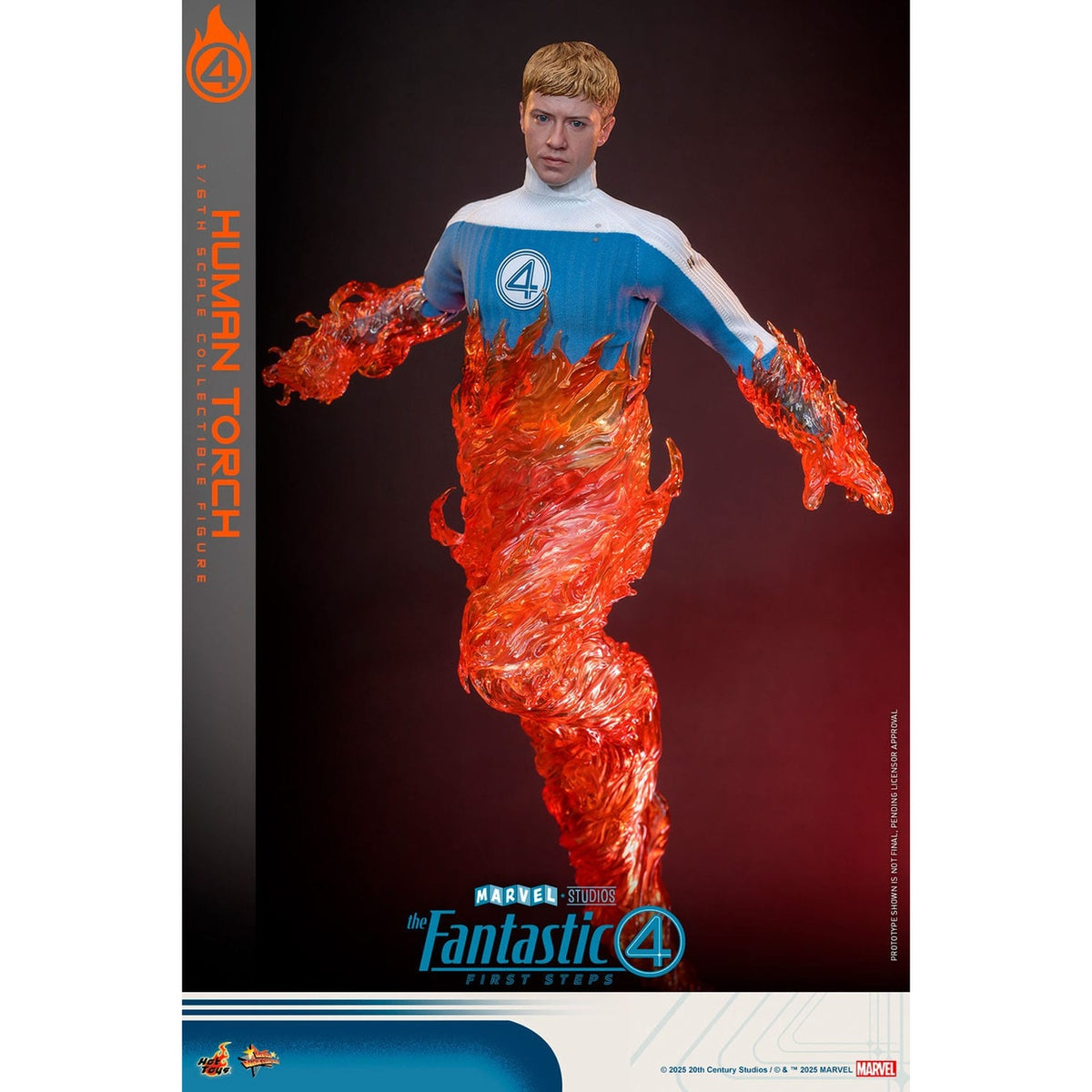 Image produit Les Quatre Fantastiques : First Steps - Figurine d’Exception Human Torch 1:6