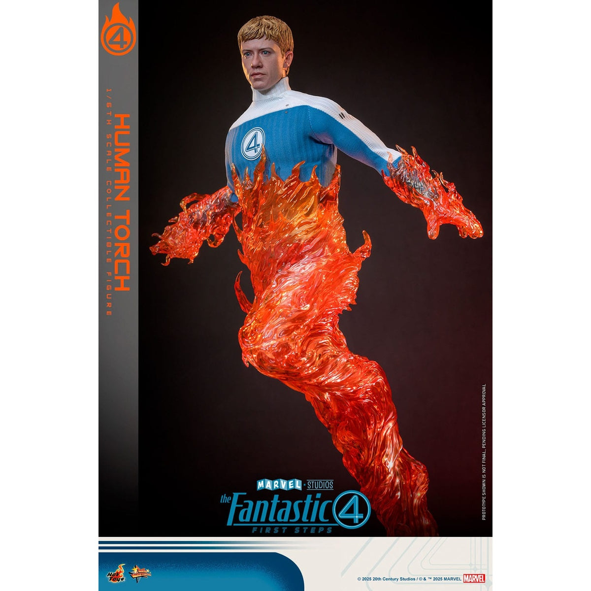 Image produit Les Quatre Fantastiques : First Steps - Figurine d’Exception Human Torch 1:6