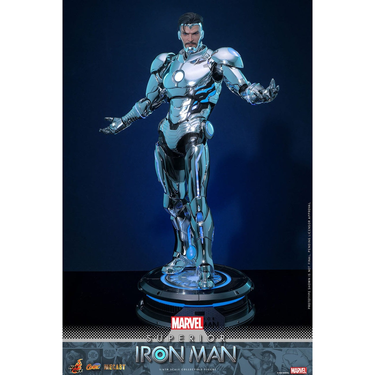 Productafbeelding Marvel Comic - Superior Iron Man Masterpiece 1:6 Actiefiguur