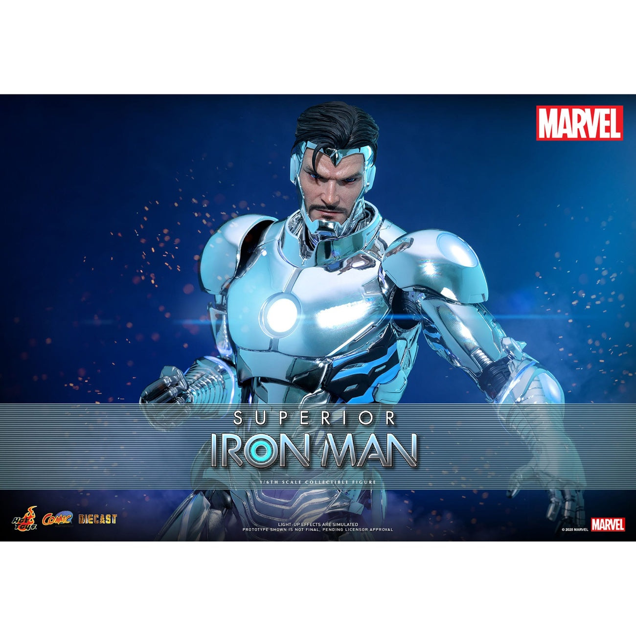 Productafbeelding Marvel Comic - Superior Iron Man Masterpiece 1:6 Actiefiguur