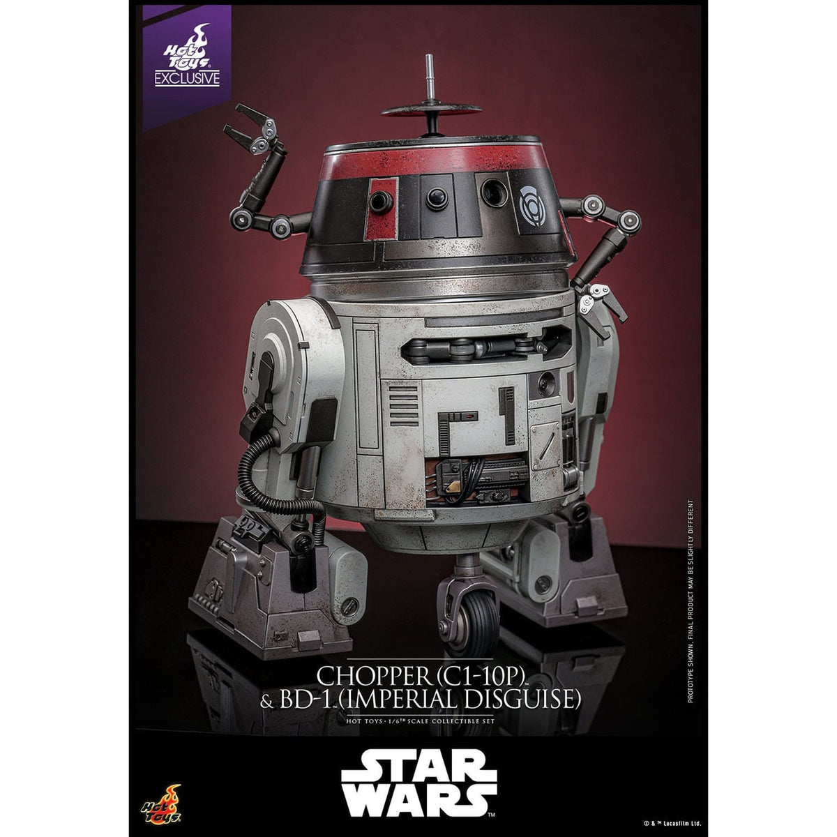 Image produit Star Wars - Lot de figurines articulées Chopper et BD-1