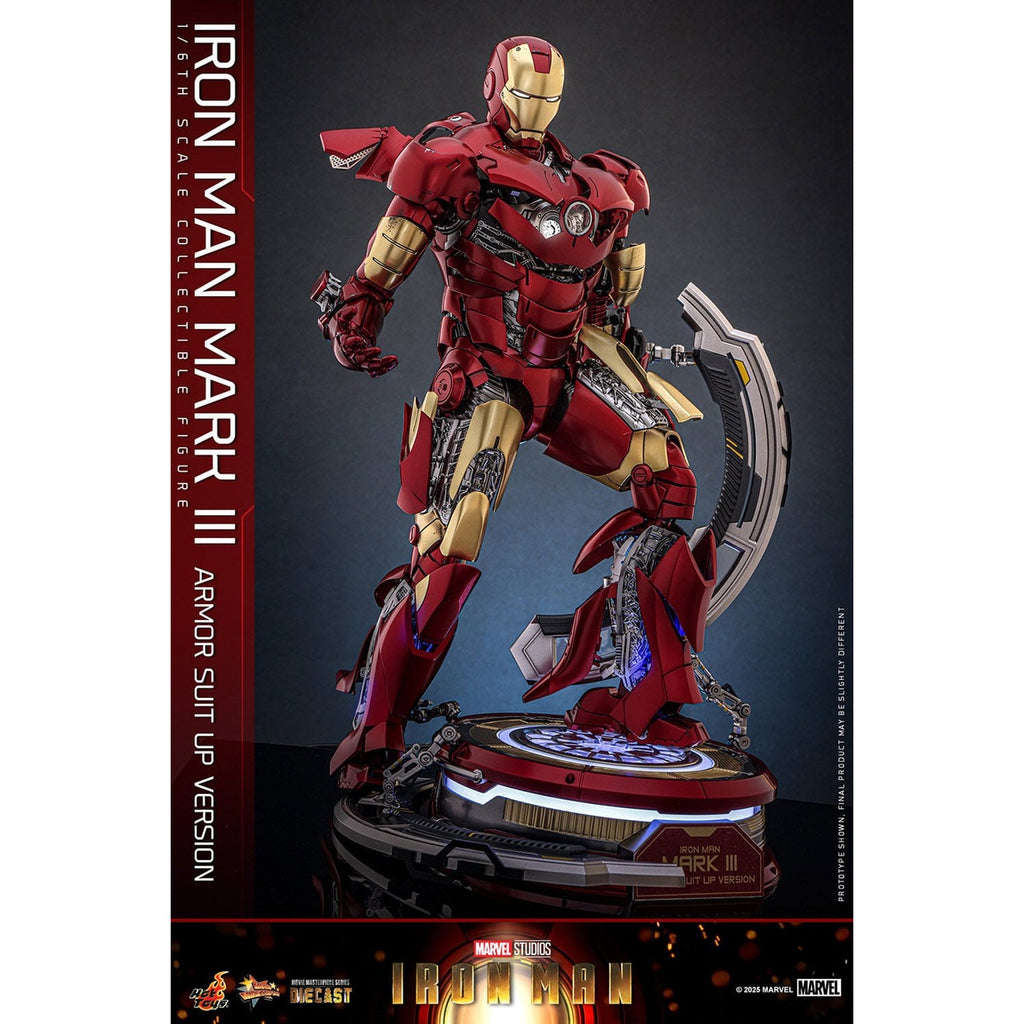 Produktbild Iron Man Mark III (Armor Suit Up Version) Masterpiece Actionfigur 1:6 - Iron Man