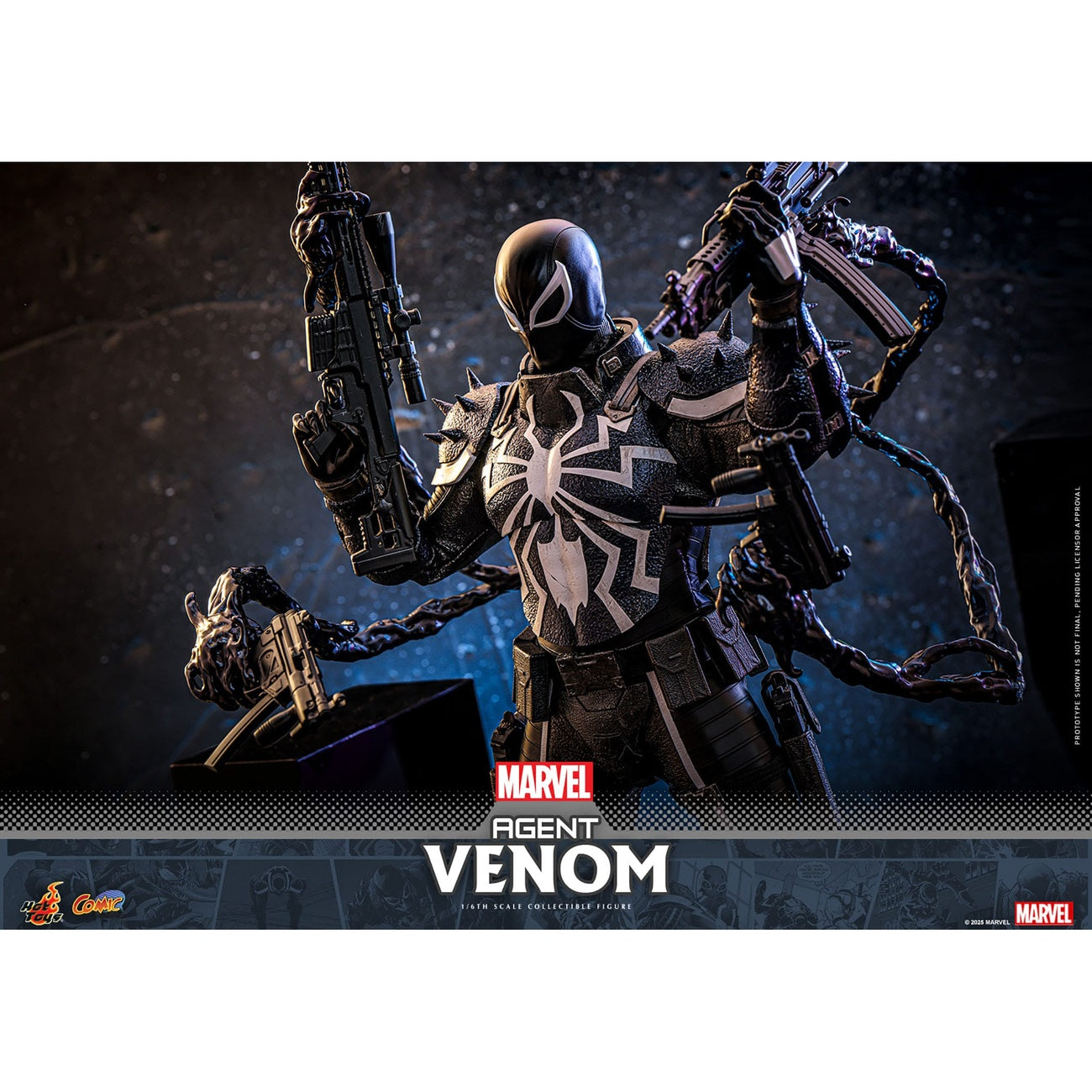 Image produit Marvel - Figurine d’action Agent Venom Comics 1:6