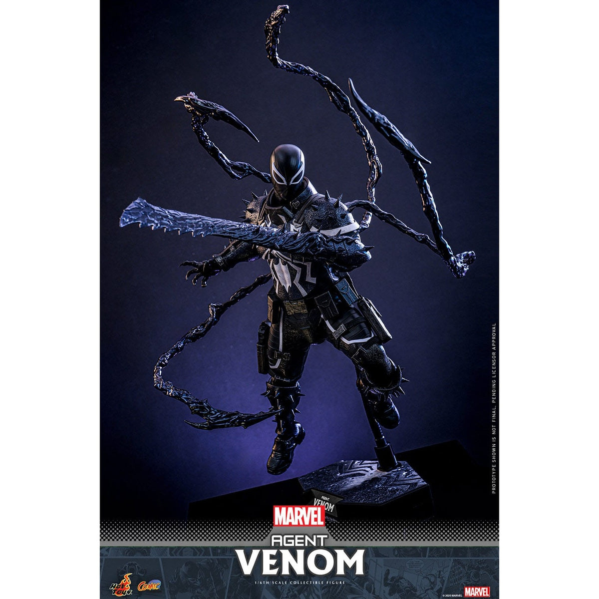Image produit Marvel - Figurine d’action Agent Venom Comics 1:6