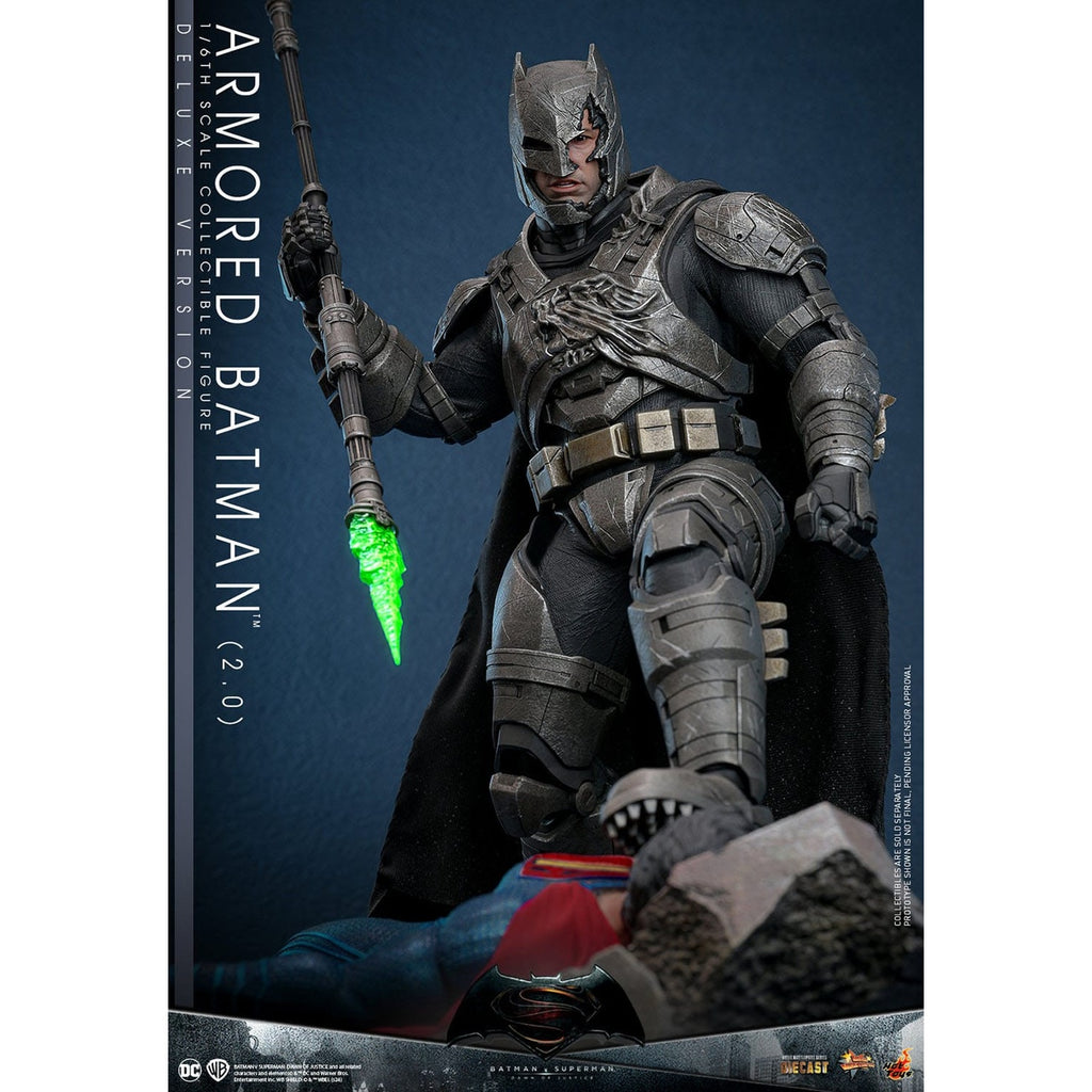 Image produit Batman v Superman : L’Aube de la justice – Figurine articulée Masterpiece 1:6 Batman en armure Version Deluxe
