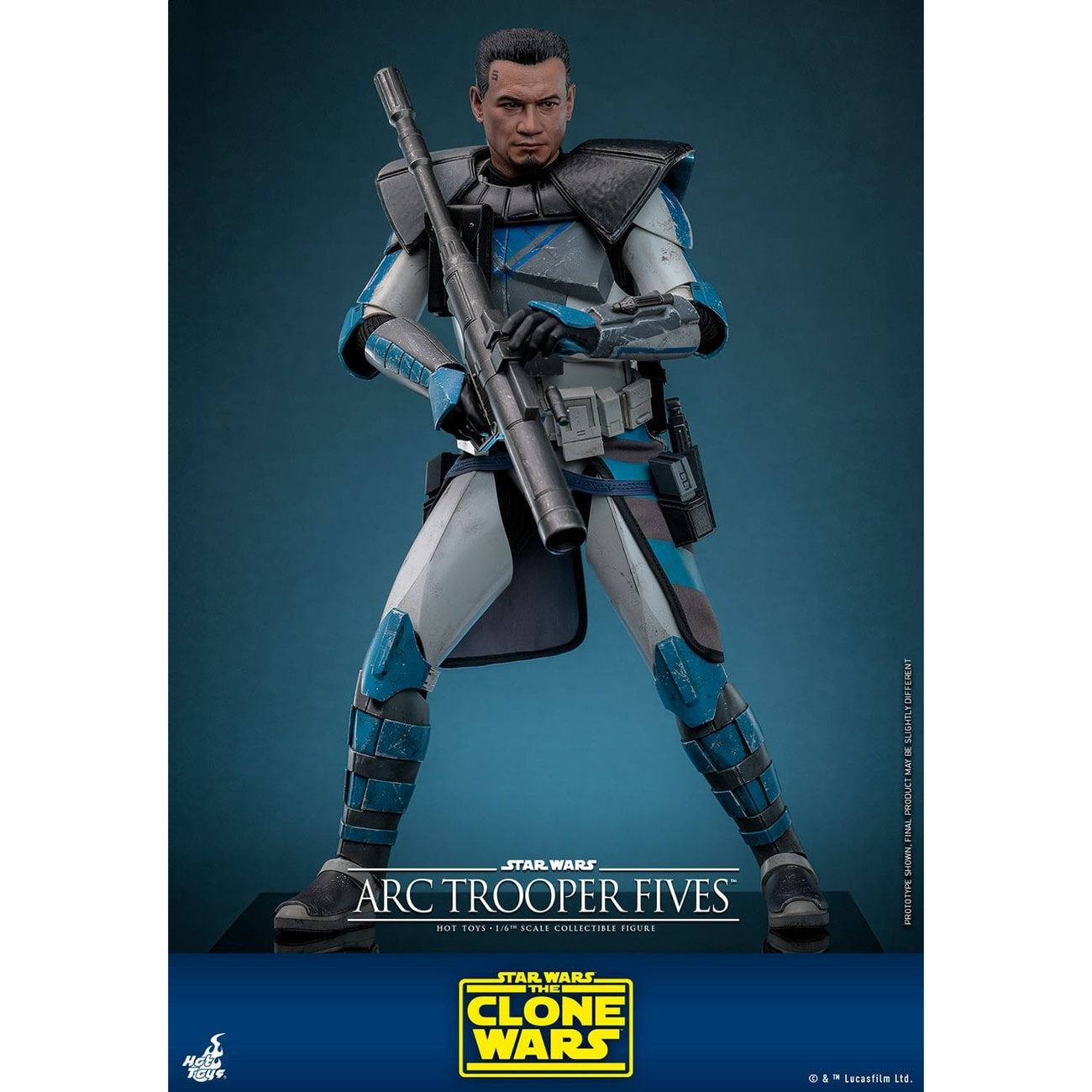 Produktbild Star Wars: The Clone Wars - Arc Trooper Fives Actionfigur 1:6