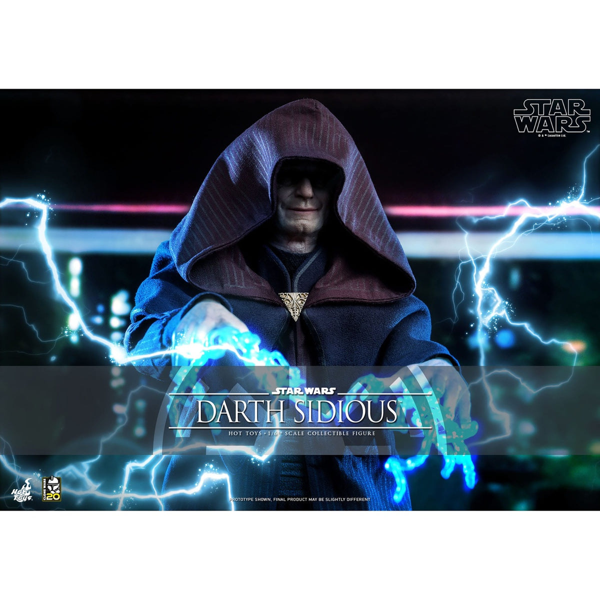 Productafbeelding Star Wars: The Clone Wars - Darth Sidious Actiefiguur 1:6