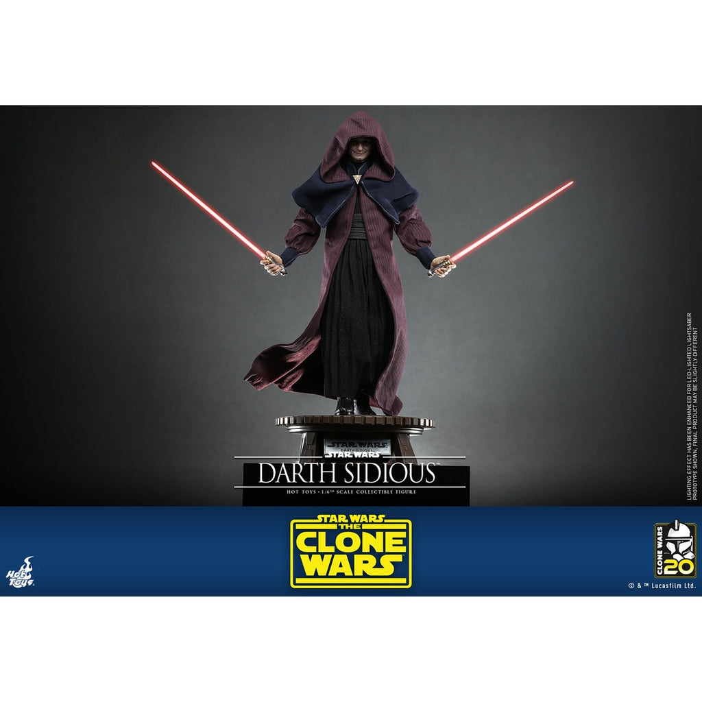 Productafbeelding Star Wars: The Clone Wars - Darth Sidious Actiefiguur 1:6