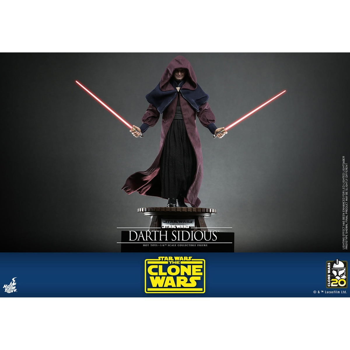 Productafbeelding Star Wars: The Clone Wars - Darth Sidious Actiefiguur 1:6