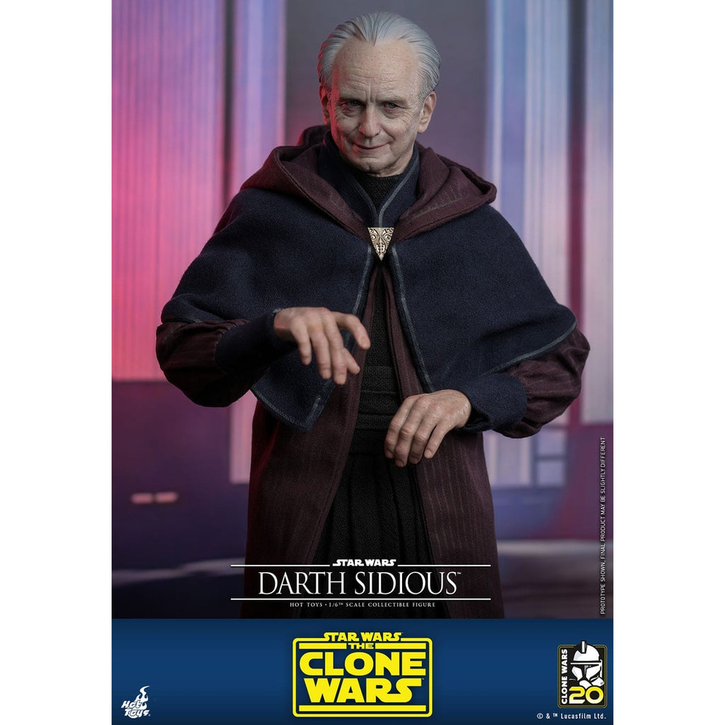 Productafbeelding Star Wars: The Clone Wars - Darth Sidious Actiefiguur 1:6