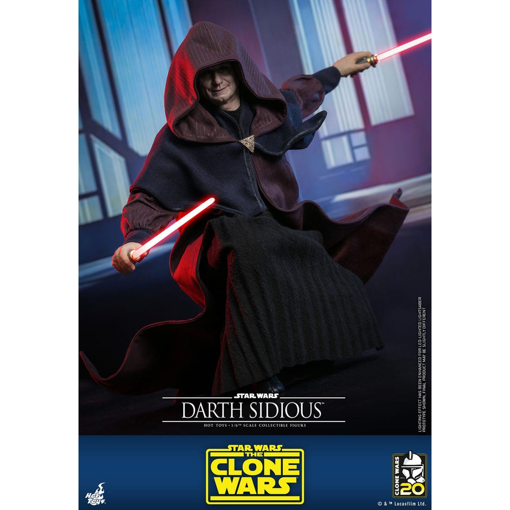 Productafbeelding Star Wars: The Clone Wars - Darth Sidious Actiefiguur 1:6