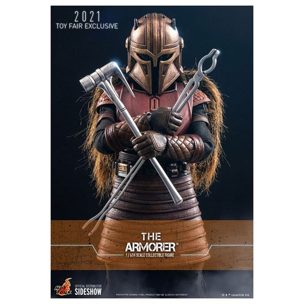 Productafbeelding Star Wars The Mandalorian - The Armorer Actiefiguur 1:6 Toy Fair Exclusive 2021