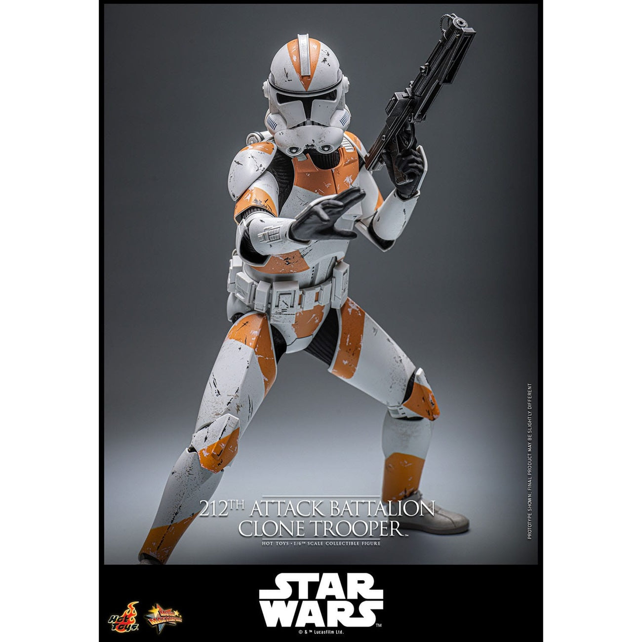 Image produit Star Wars : The Clone Wars – Figurine 1/6 Clone Trooper du 212e Bataillon d’Attaque