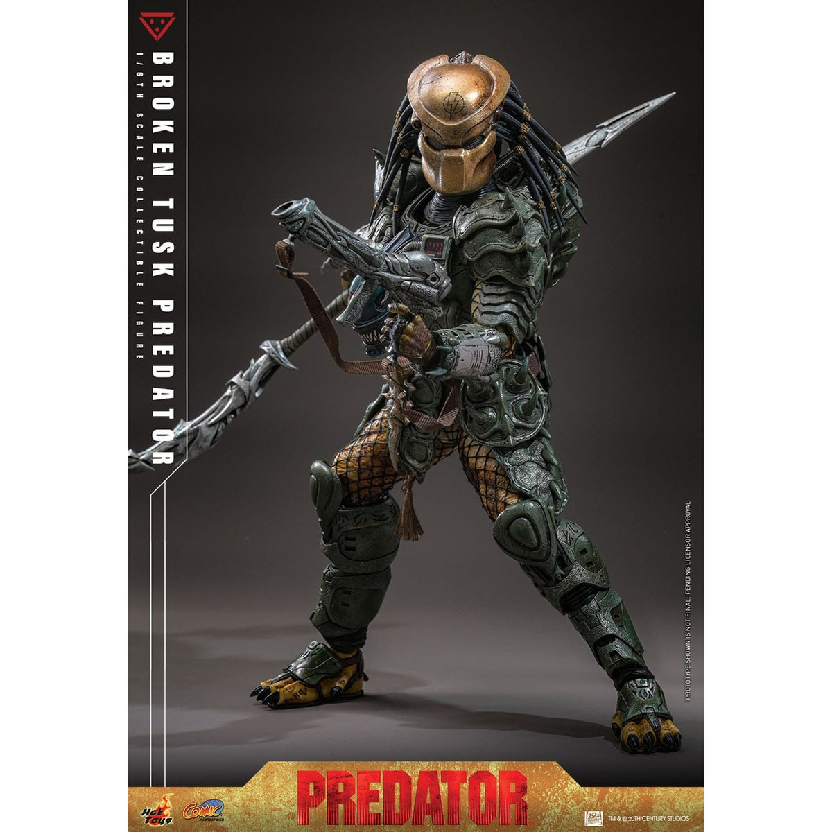 Image produit Alien vs Predator - Figurine d’exception Broken Tusk Predator 1:6