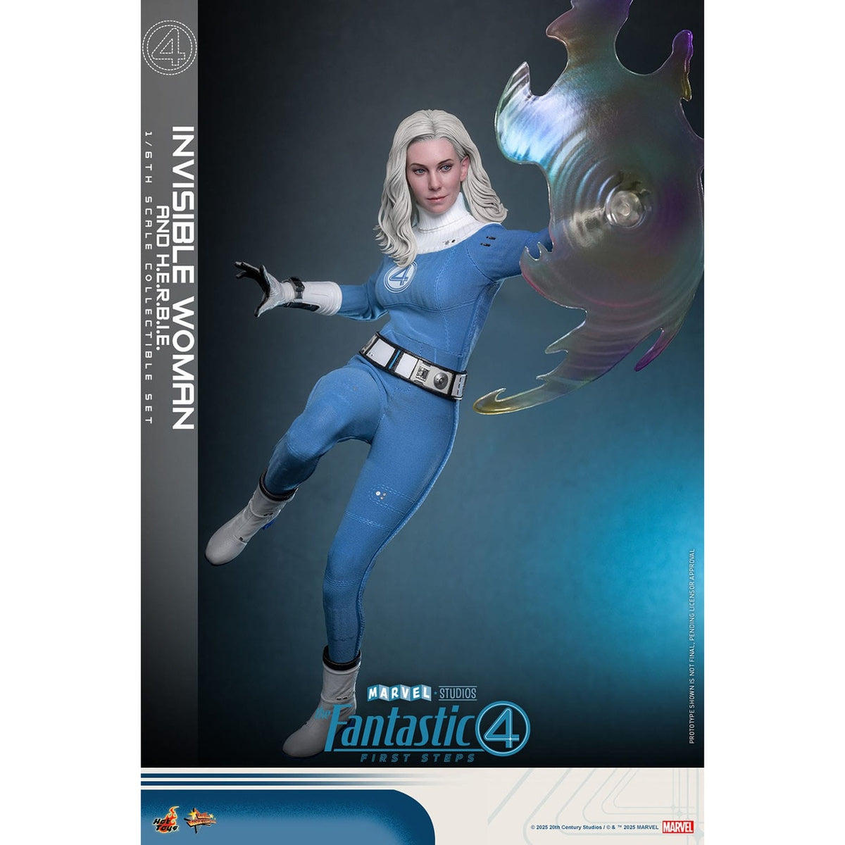 Productafbeelding The Fantastic Four - Invisible Woman & H.E.R.B.I.E. Masterpiece 1:6 actiefiguren set