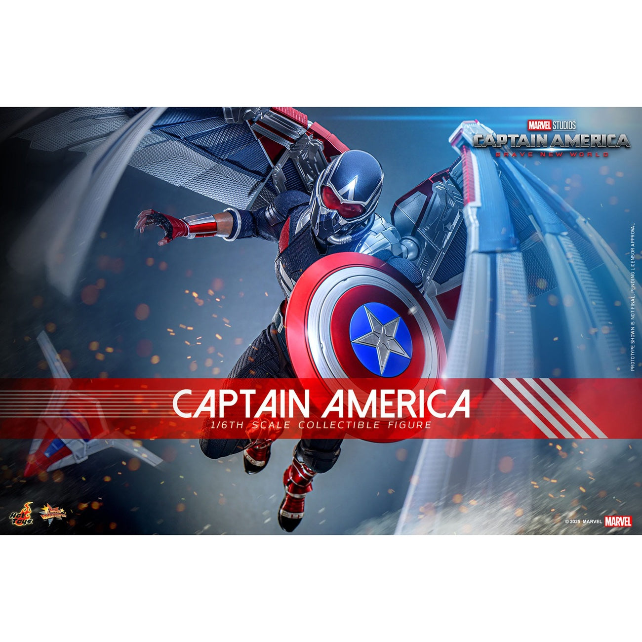 Productafbeelding Captain America: Brave New World - Captain America Masterpiece 1:6 Actiefiguur