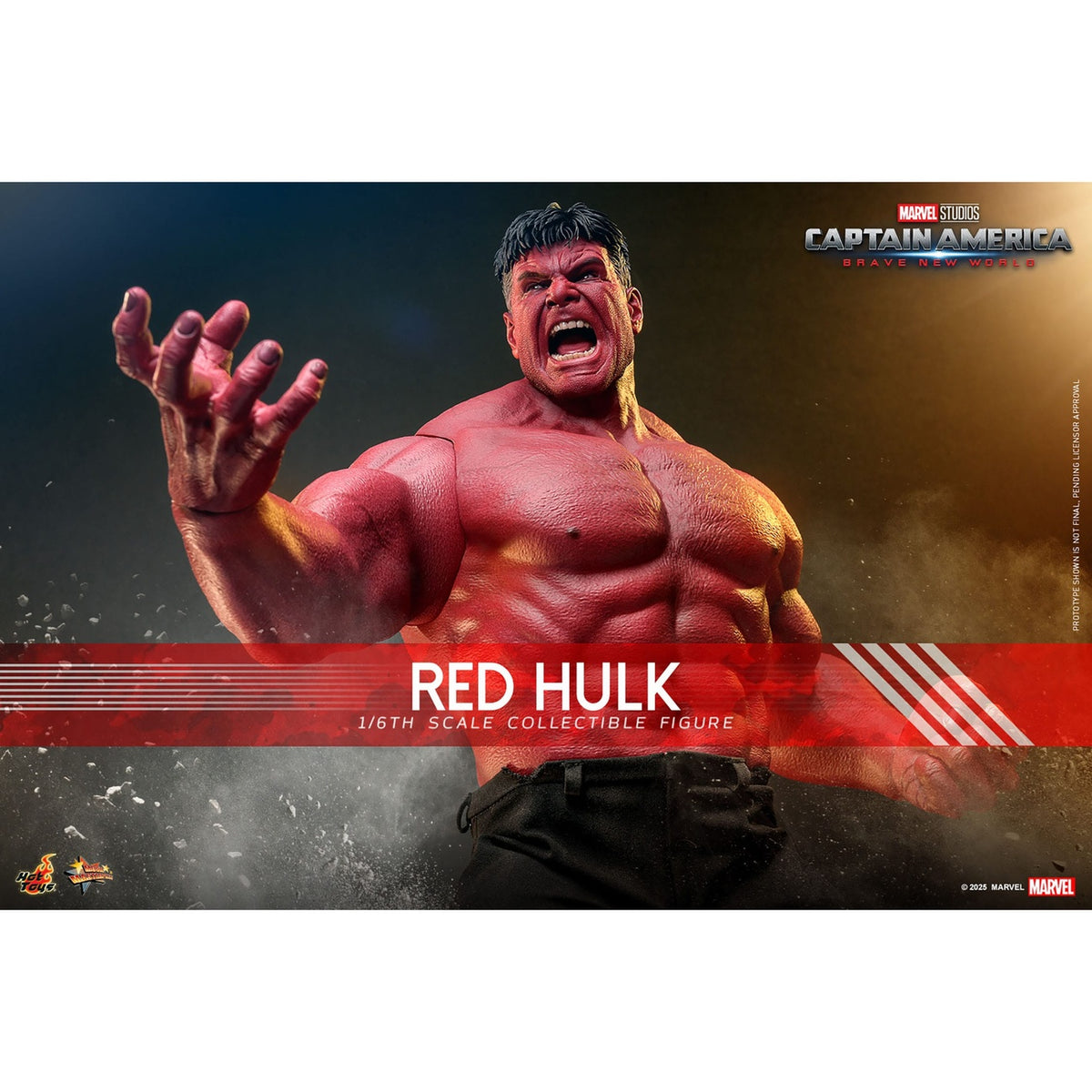 Productafbeelding Captain America: Brave New World - Red Hulk Masterpiece 1:6 Actiefiguur