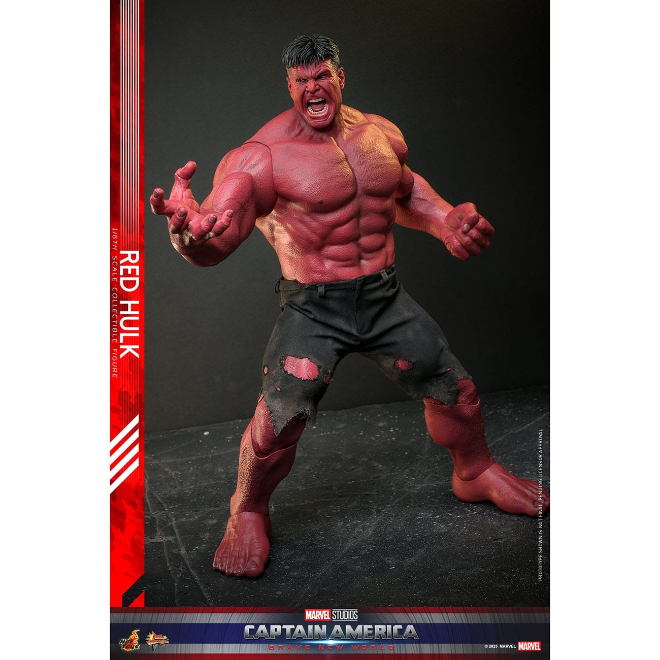 Produktbild Captain America: Brave New World - Red Hulk Masterpiece Actionfigur 1:6