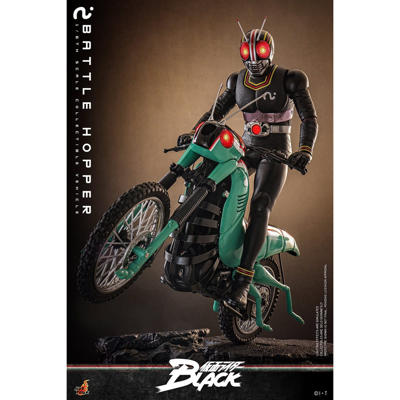 Image produit Kamen Rider Black - Figurine véhicule Battle Hopper 1:6