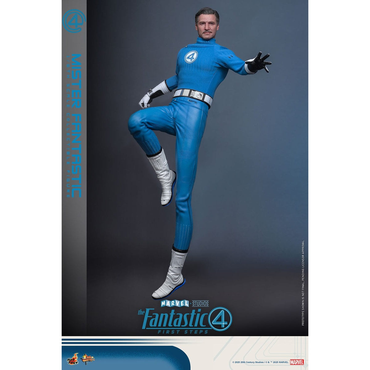 Image produit Les Quatre Fantastiques : First Steps – Figurine d’action Masterpiece Mister Fantastic 1:6