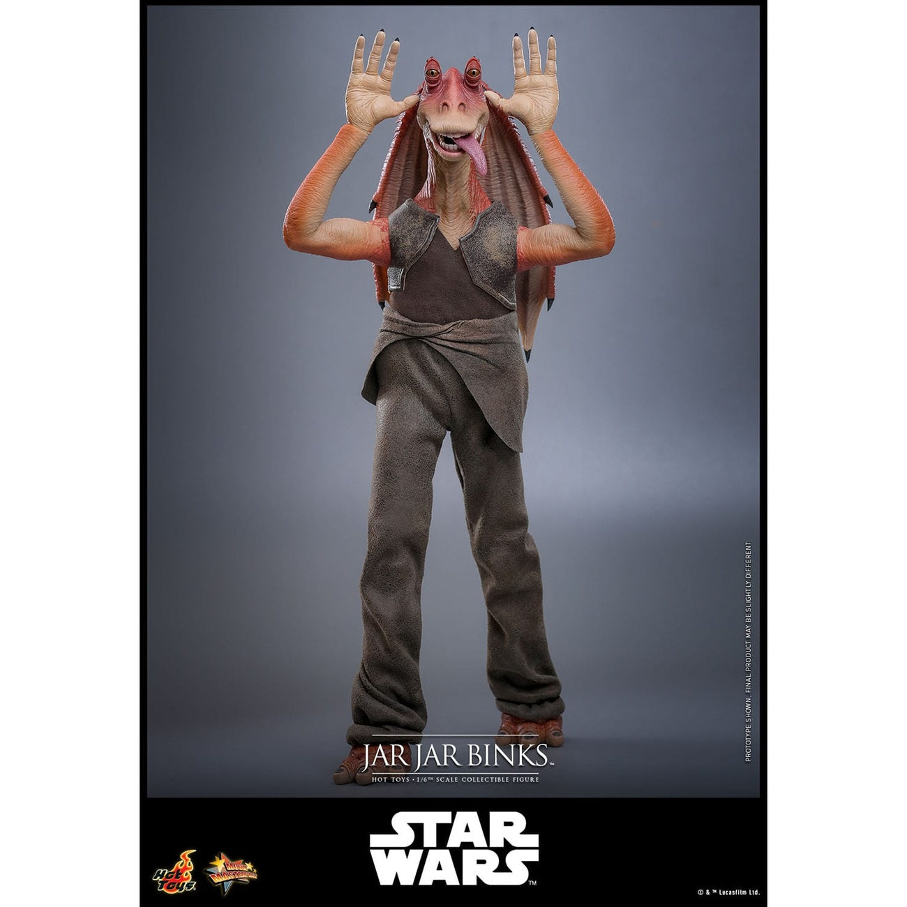 Image produit Star Wars - Figurine articulée Jar Jar Binks 1:6