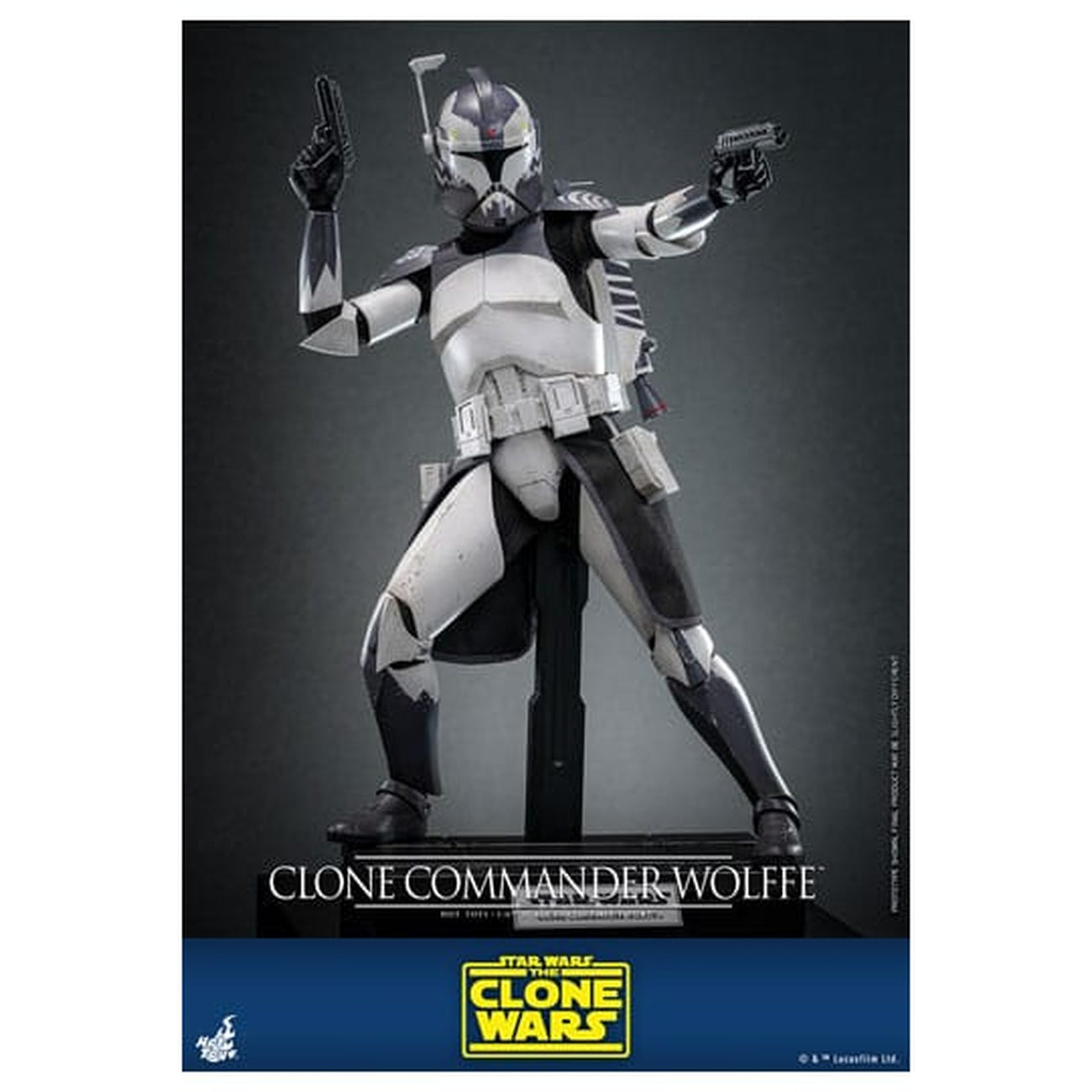 Image produit Star Wars : The Clone Wars – Figurine articulée Clone Commander Wolffe échelle 1:6