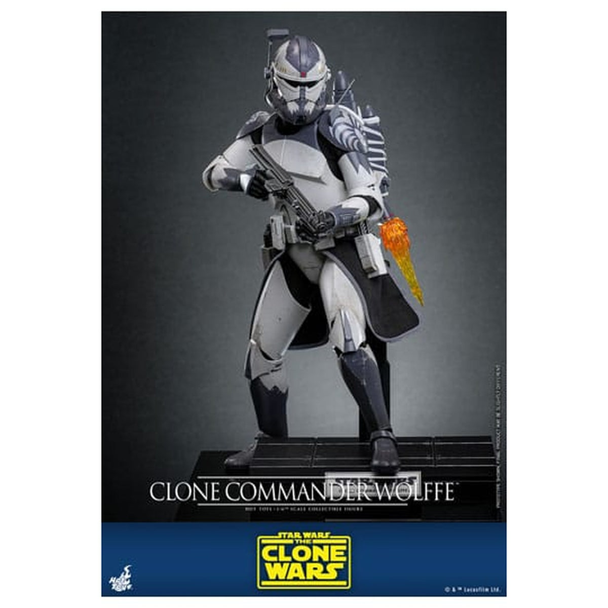 Image produit Star Wars : The Clone Wars – Figurine articulée Clone Commander Wolffe échelle 1:6