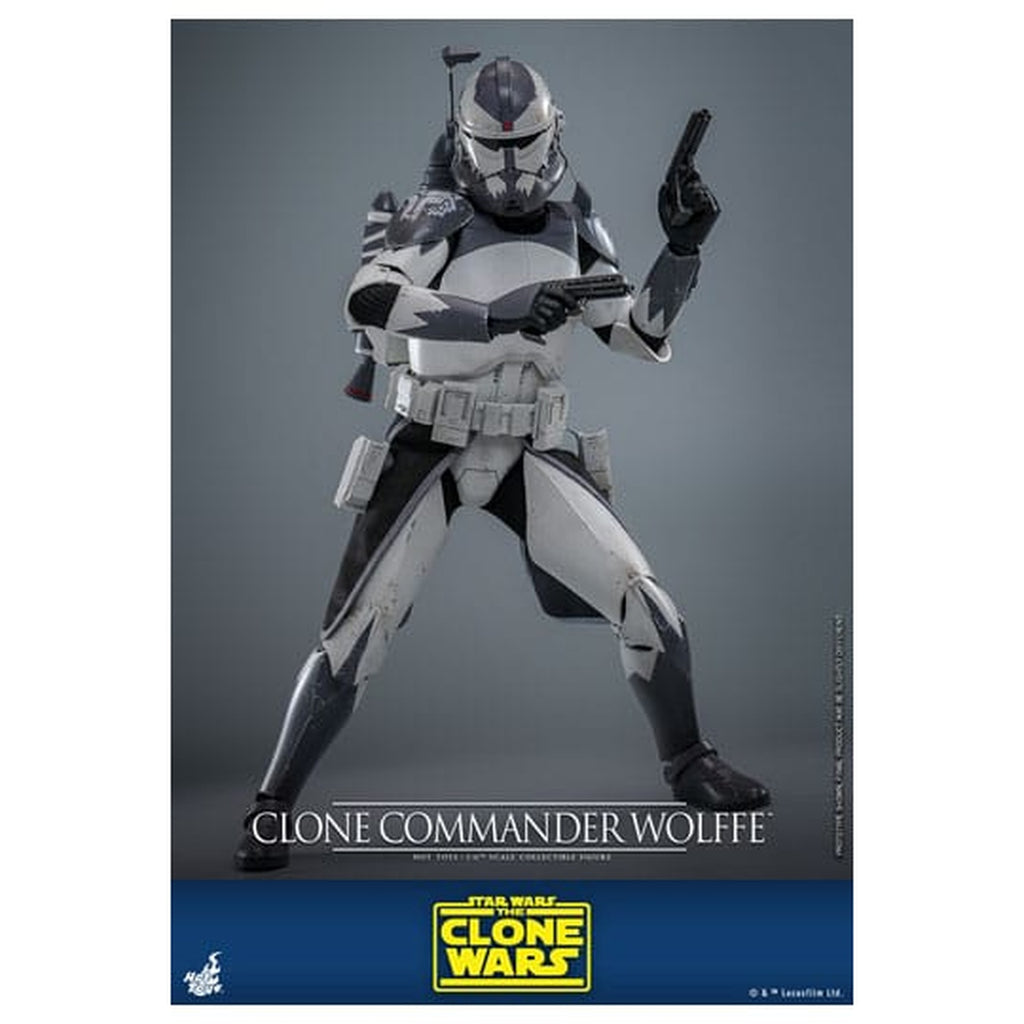 Image produit Star Wars : The Clone Wars – Figurine articulée Clone Commander Wolffe échelle 1:6