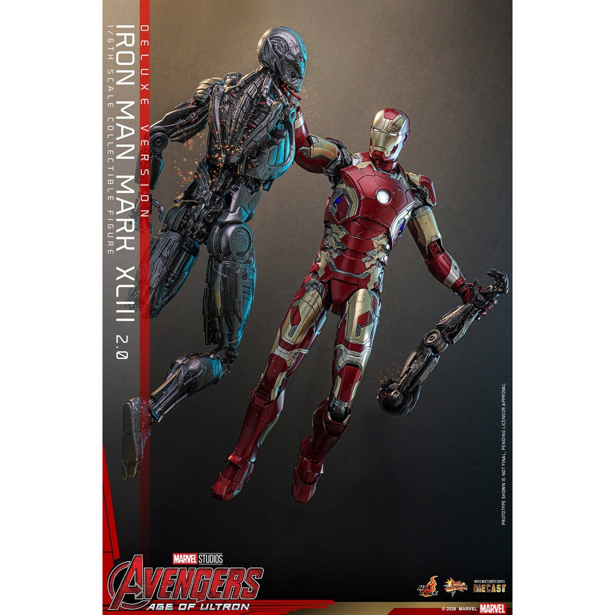 Image produit Avengers : L’Ère d’Ultron - Iron Man Mark XLIII figurine d’exception 1:6 Deluxe