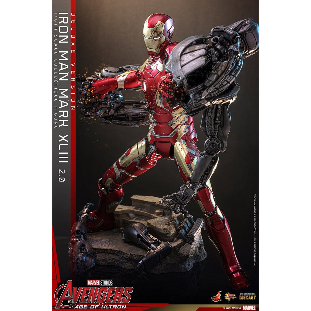 Image produit Avengers : L’Ère d’Ultron - Iron Man Mark XLIII figurine d’exception 1:6 Deluxe