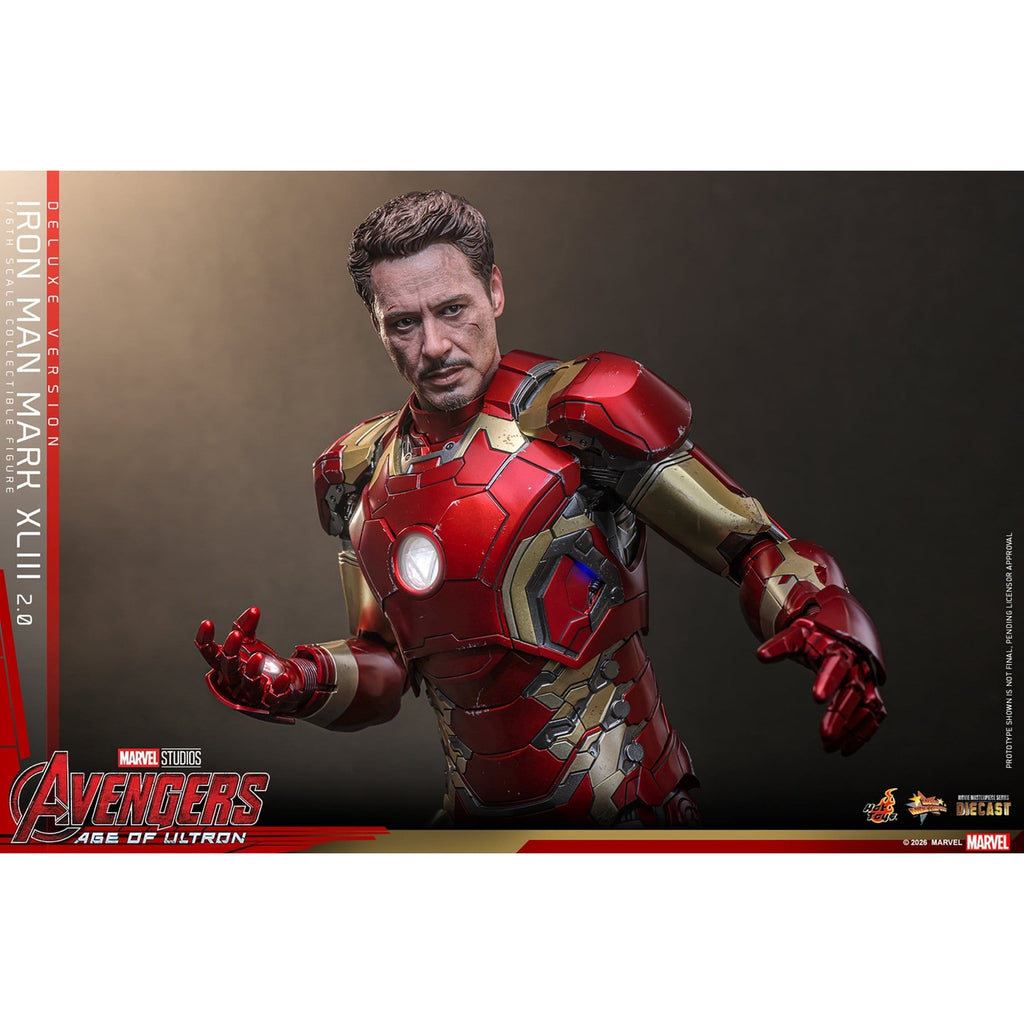 Image produit Avengers : L’Ère d’Ultron - Iron Man Mark XLIII figurine d’exception 1:6 Deluxe