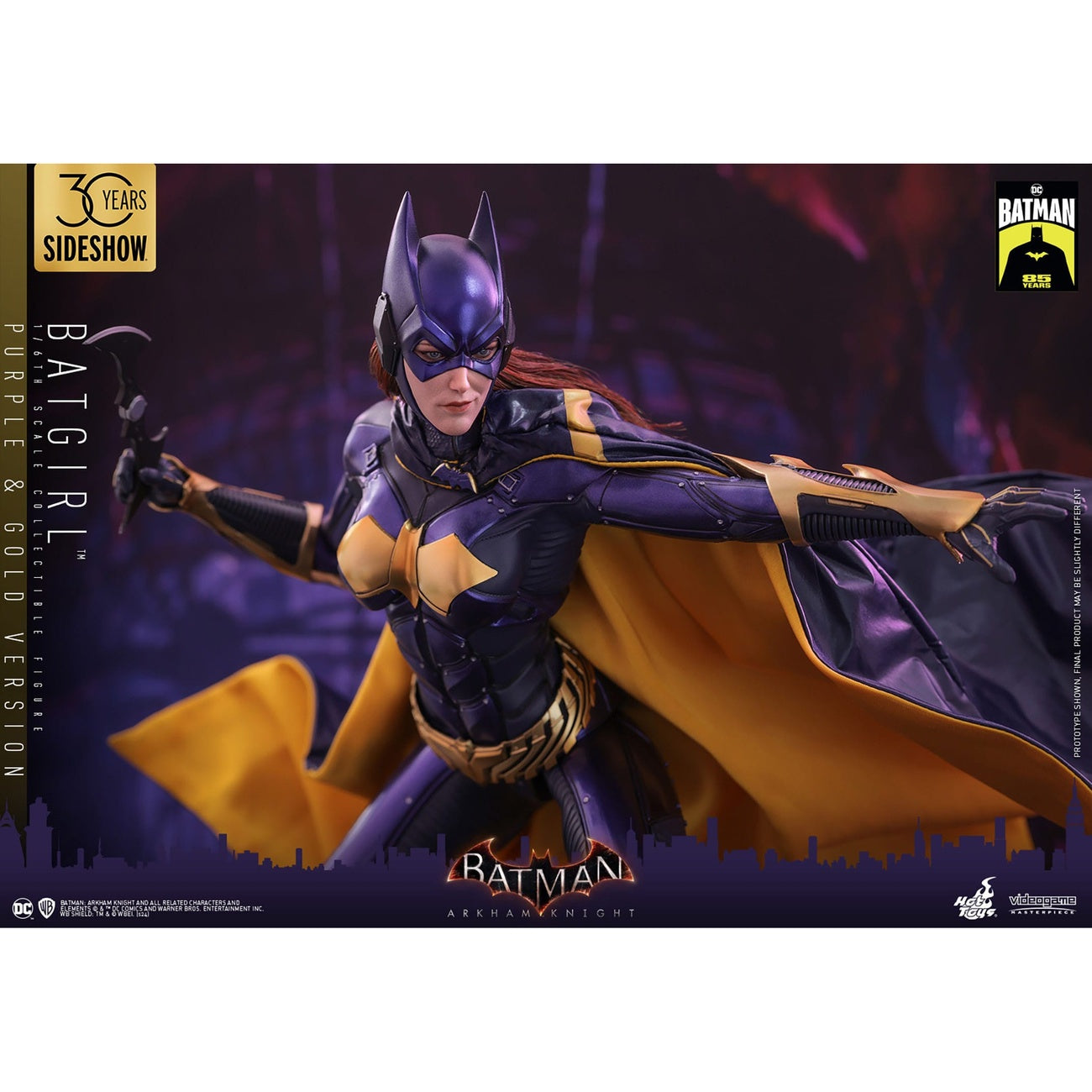 Productafbeelding Batman: Arkham Knight – Batgirl Masterpiece Actiefiguur 1:6 Purple and Gold Version Exclusive
