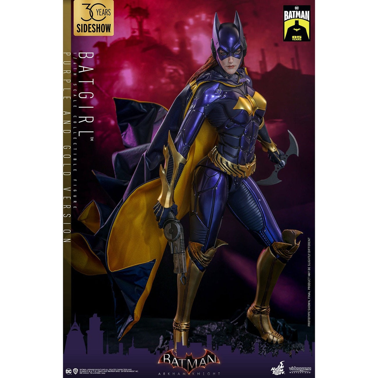 Image produit Batman: Arkham Knight – Figurine d’action Batgirl Masterpiece 1:6 Version Violet et Or Exclusive