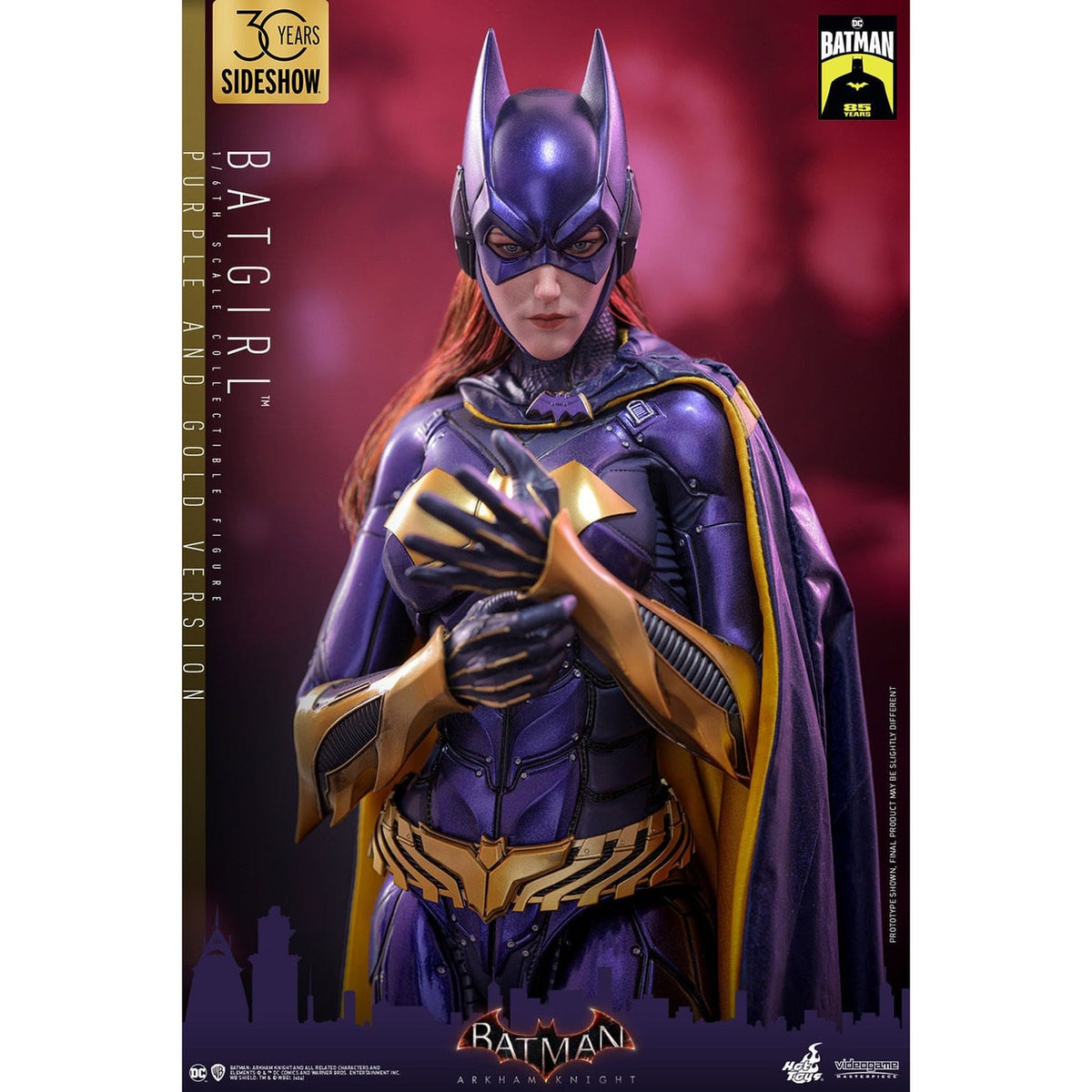 Productafbeelding Batman: Arkham Knight – Batgirl Masterpiece Actiefiguur 1:6 Purple and Gold Version Exclusive