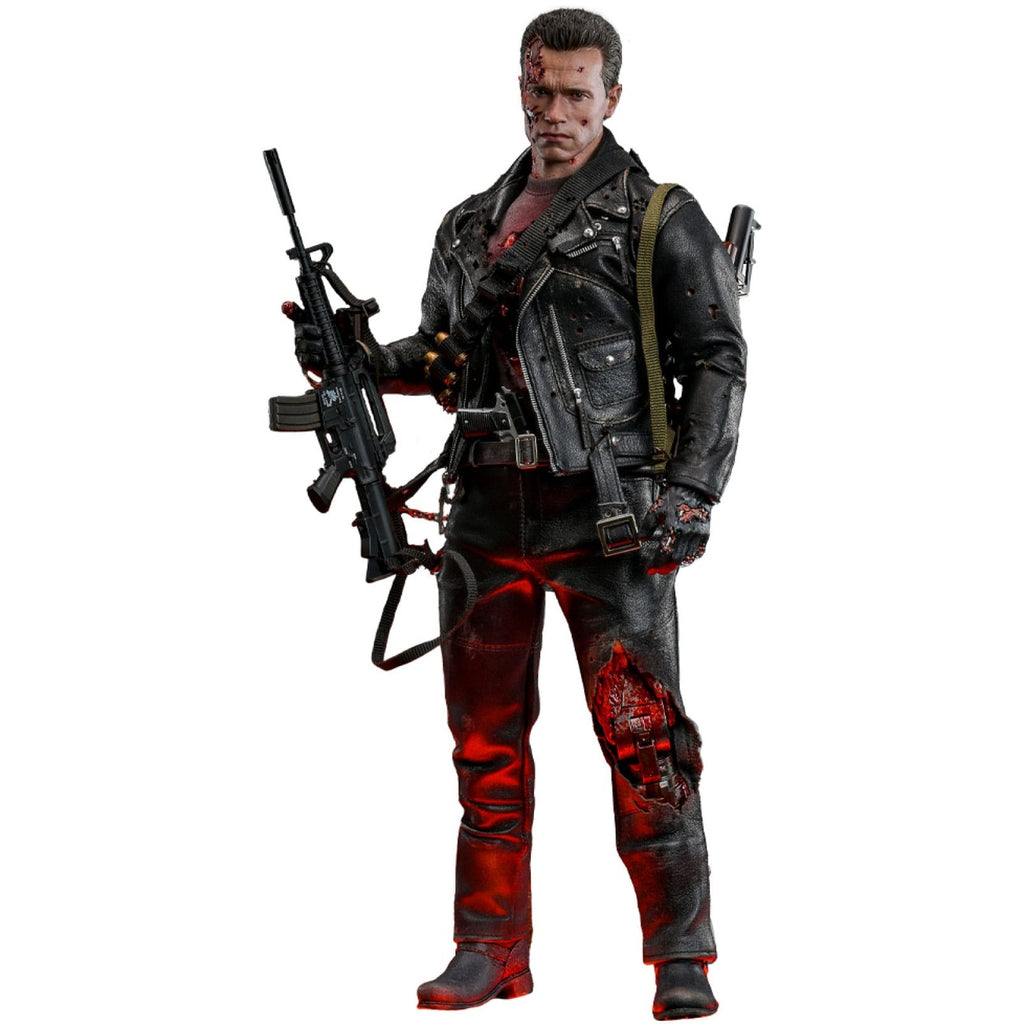 Productafbeelding T-800 Masterpiece Actiefiguur 1:6 Battle Damaged Version 2.0 - Terminator 2