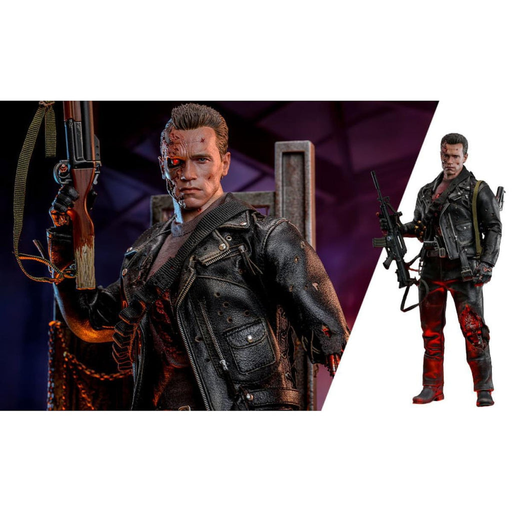 Productafbeelding T-800 Masterpiece Actiefiguur 1:6 Battle Damaged Version 2.0 - Terminator 2