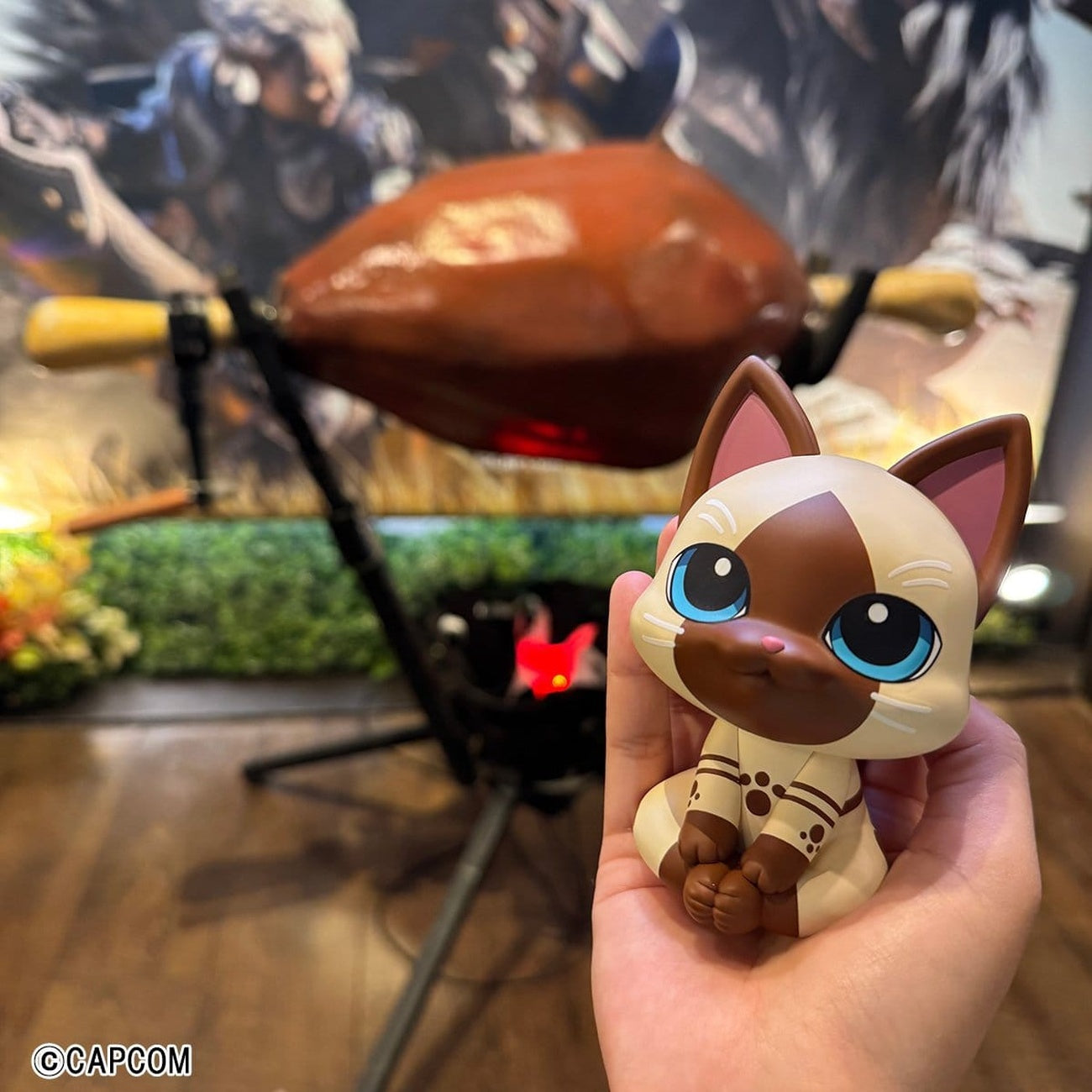 Productafbeelding Monster Hunter - Airou Look Up-figuur