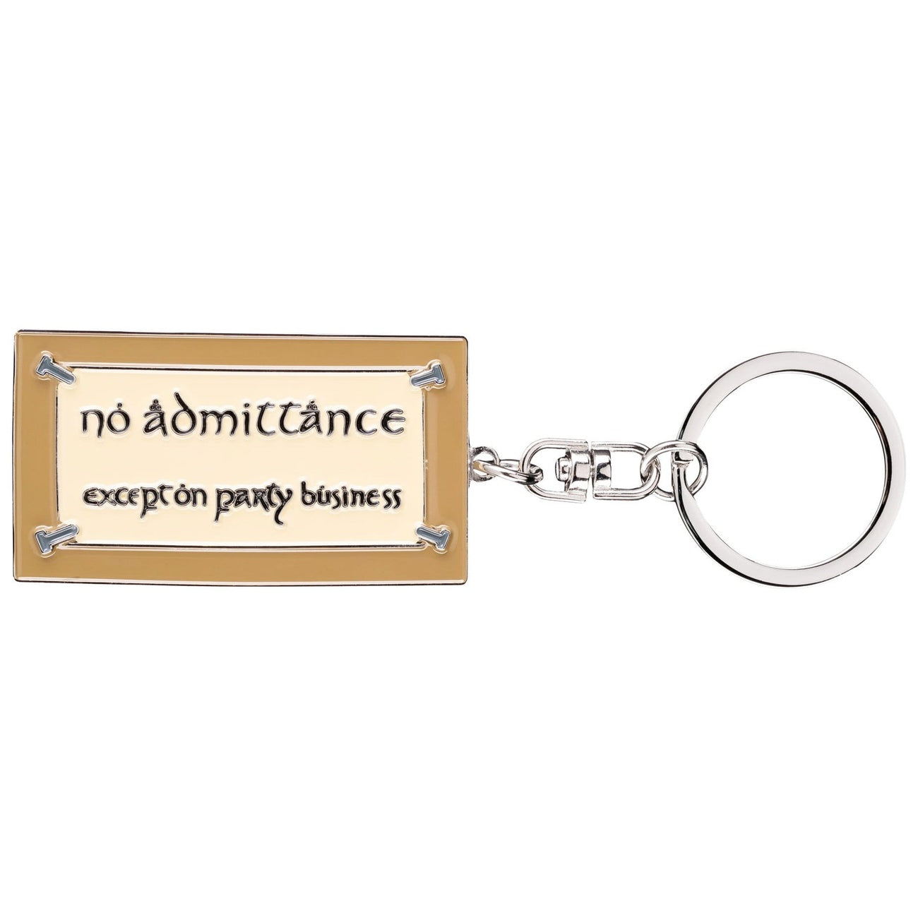 Produktbild Der Herr der Ringe - No Admittance Schlüsselanhänger