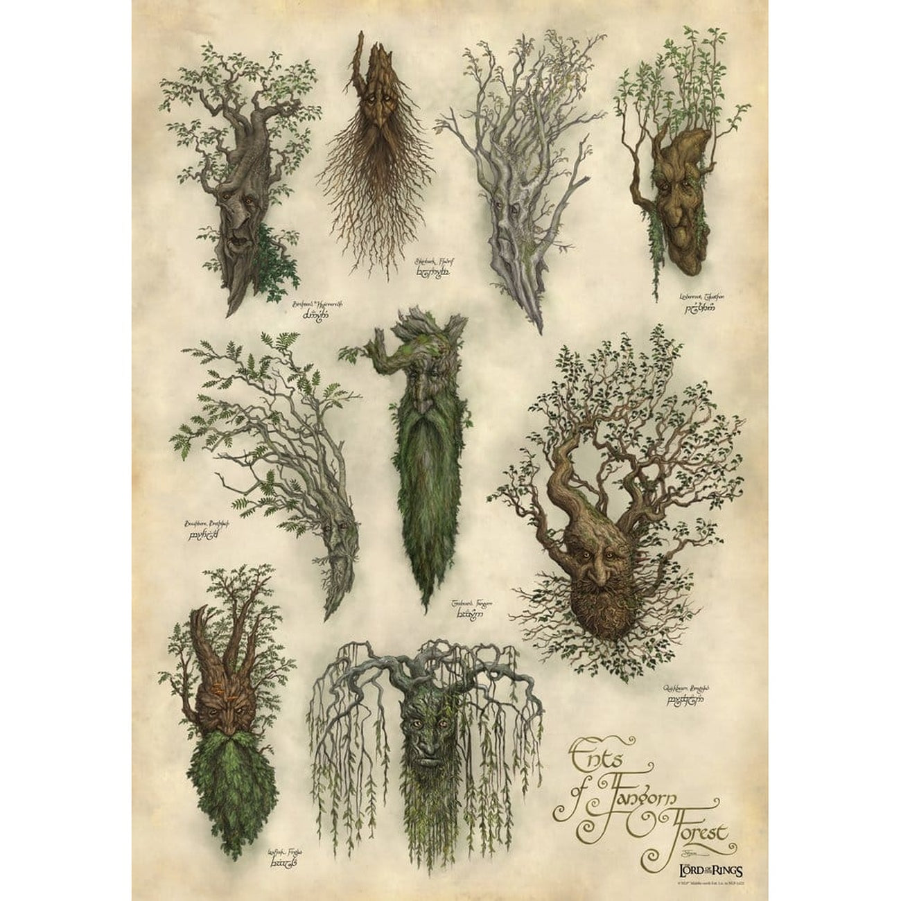 Productafbeelding In de Ban van de Ring – Fangorn kunstprint