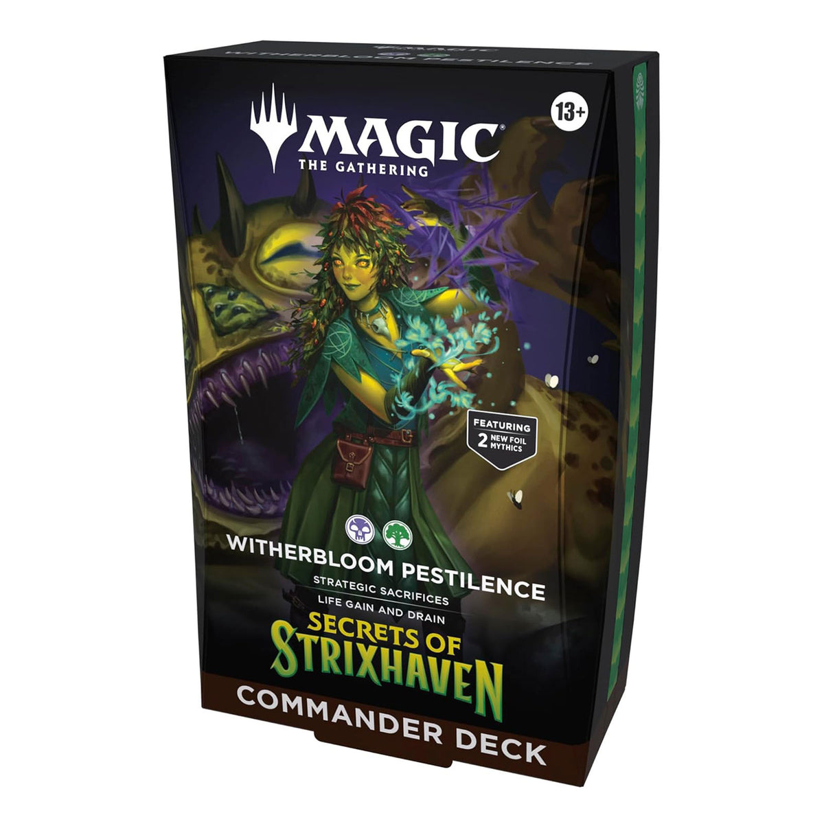 Image produit Secret of Strixhaven Witherbloom Pestilence Deck Commander Version anglaise - Magic The Gathering