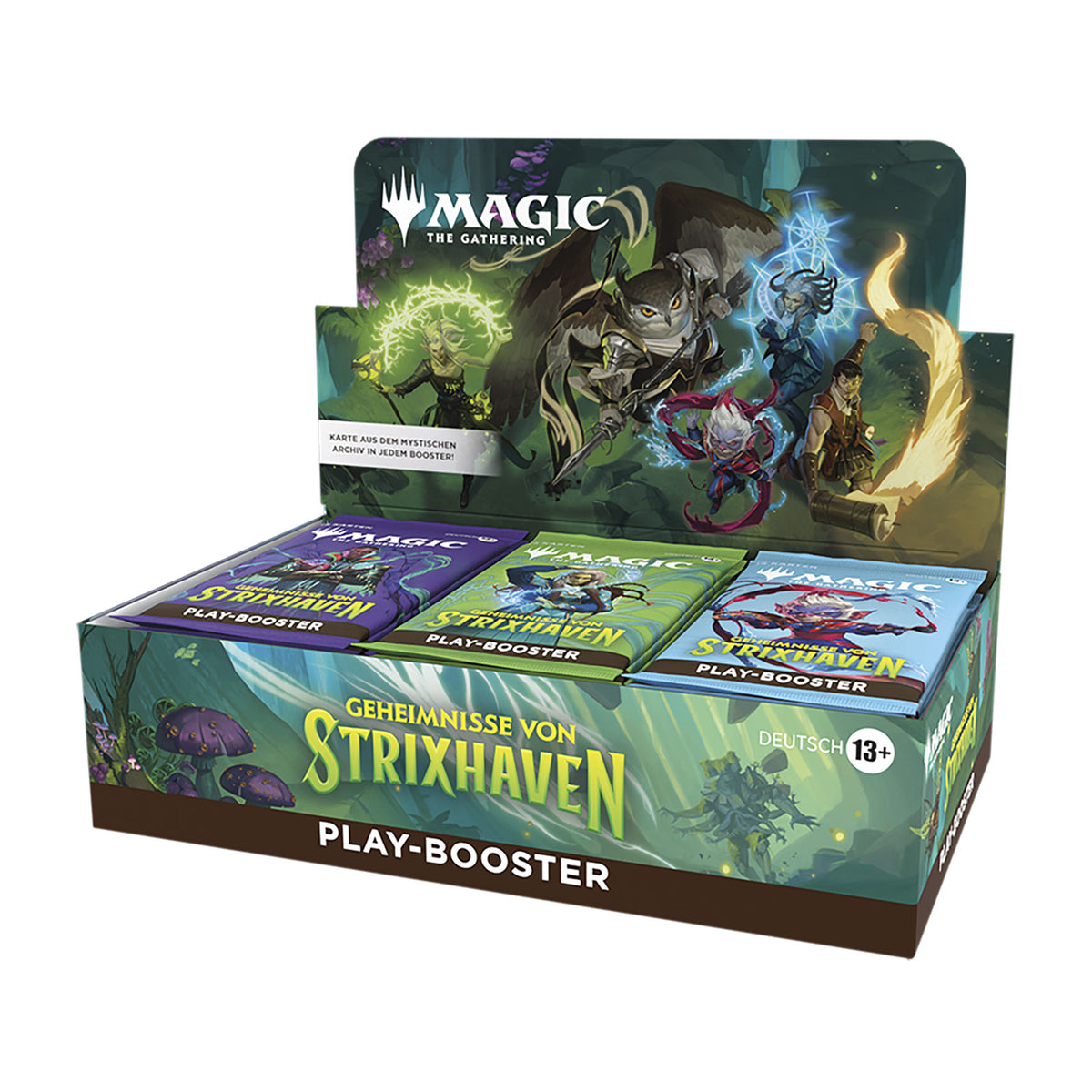 Produktbild Geheimnisse von Strixhaven Play Booster Display deutsche Version - Magic The Gathering