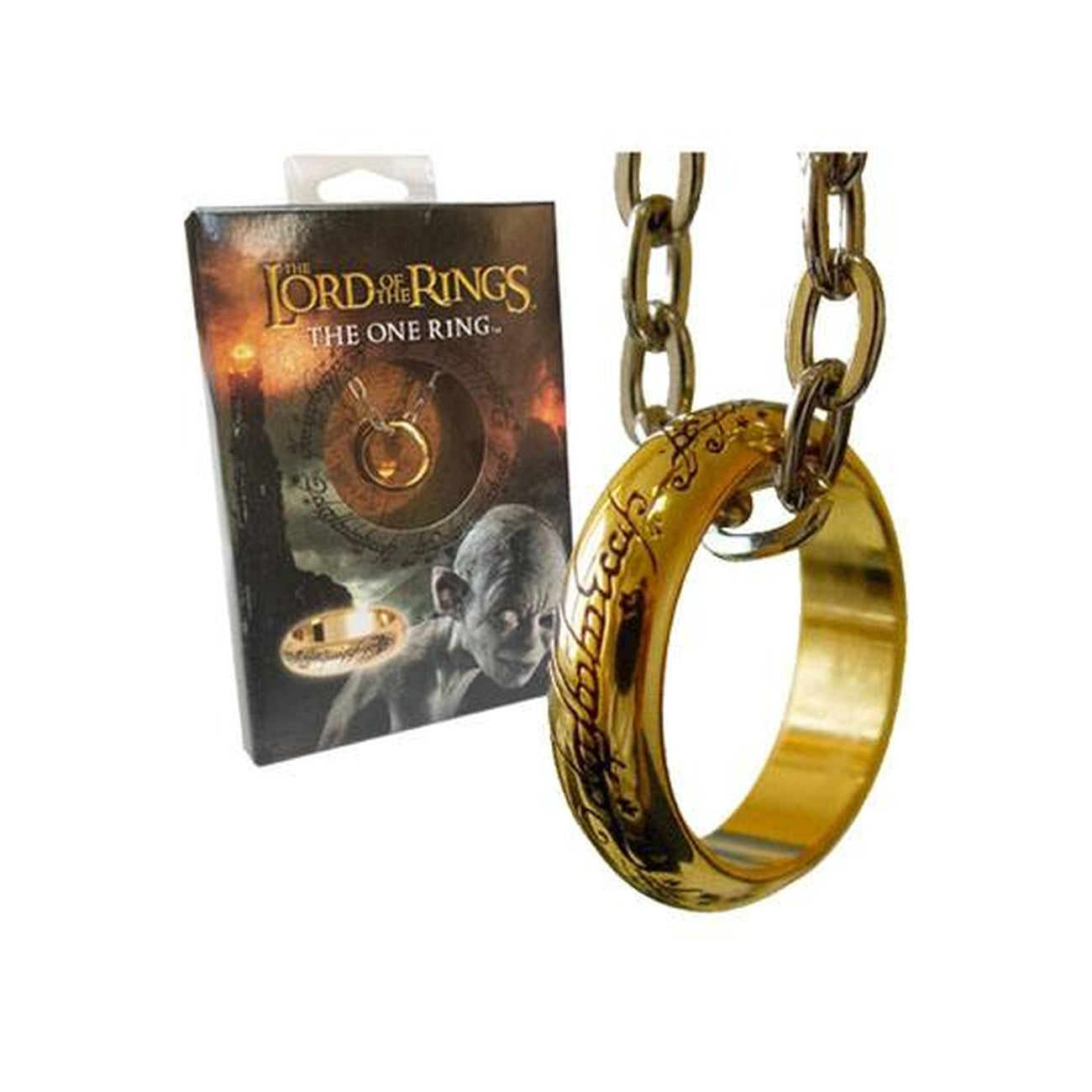 Productafbeelding In de Ban van de Ring – De Ene Ring met ketting