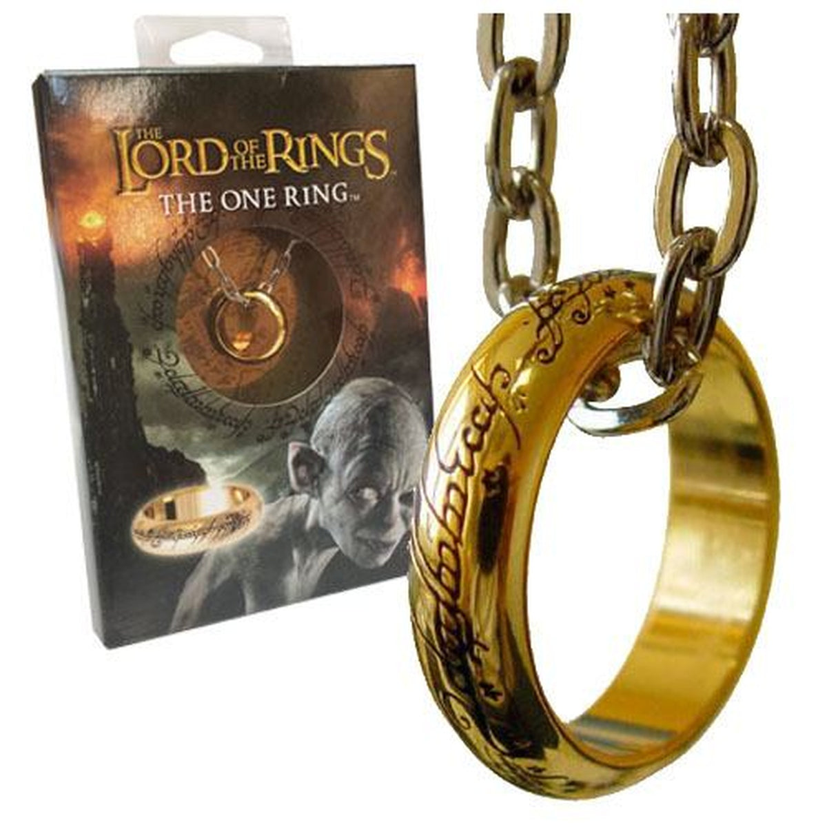 Productafbeelding In de Ban van de Ring – De Ene Ring met ketting