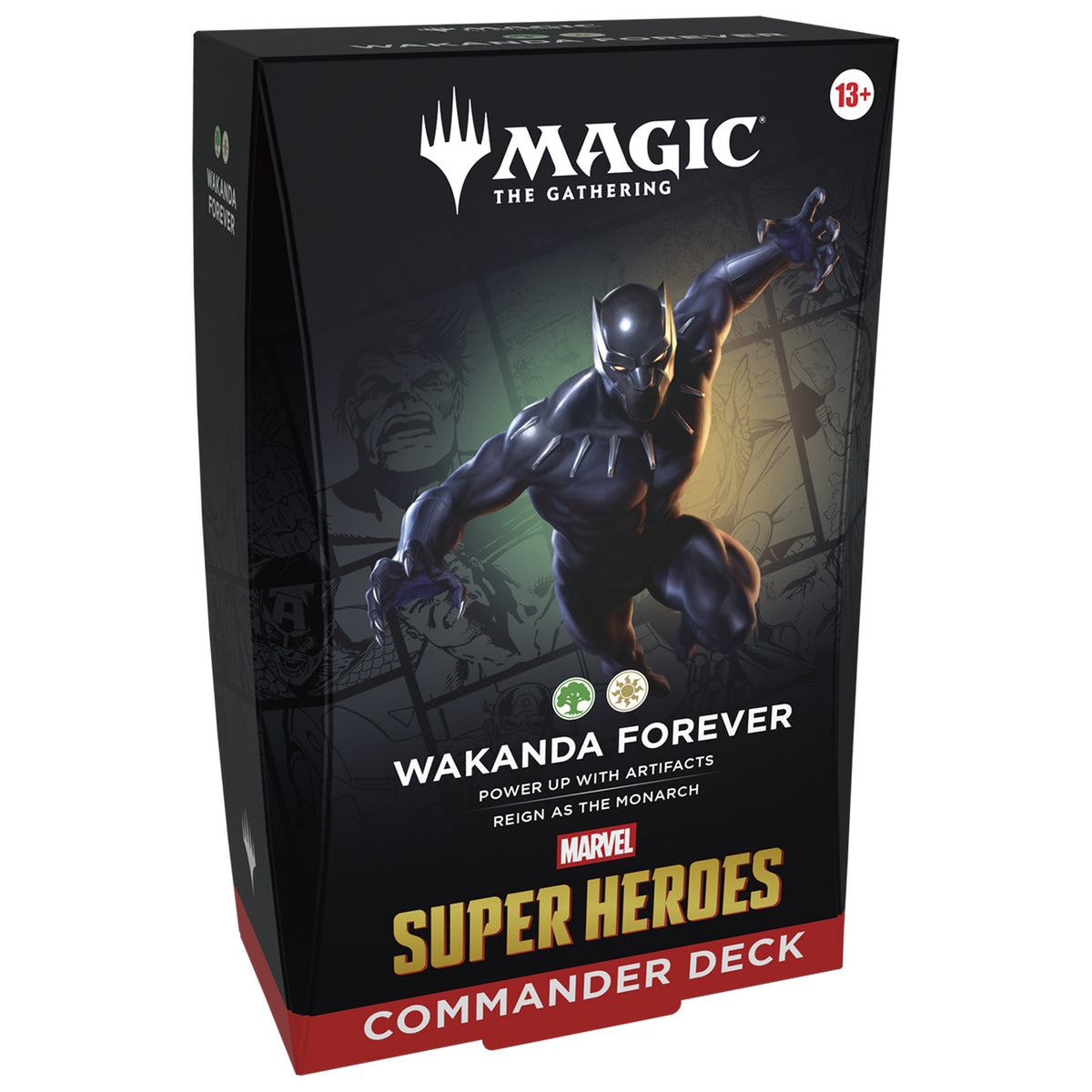 Productafbeelding Marvel Super Heroes Wakanda Forever Commander Deck Engelse Versie - Magic: The Gathering