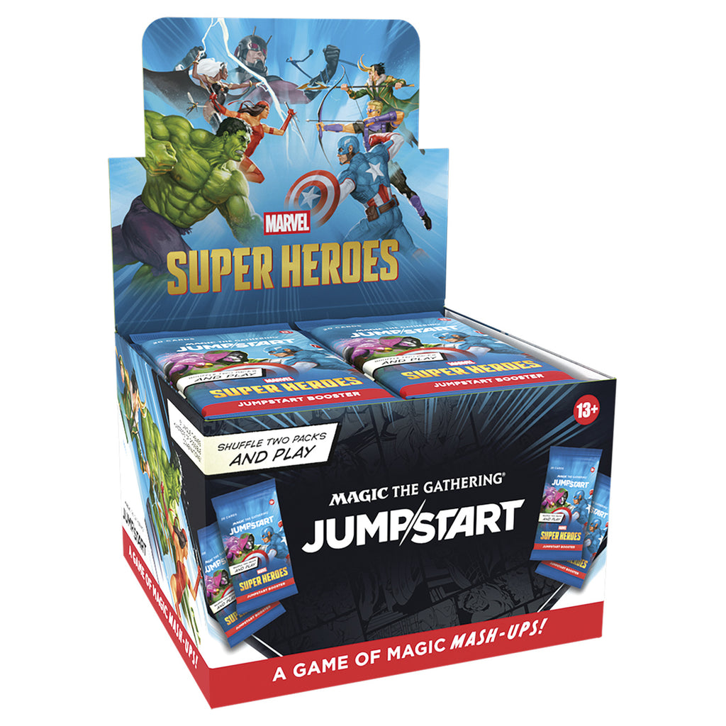 Produktbild Marvel Super Heroes Jumpstart Booster englische Version - Magic The Gathering Display