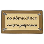 Image produit Le Seigneur des Anneaux - Magnet No Admittance